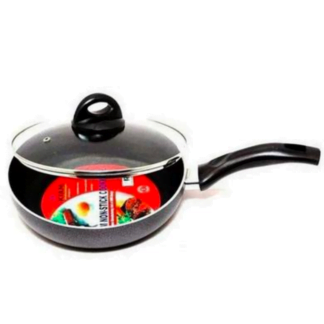 Kiam Non-Stick Fry Pan With Glass Lid 24cm