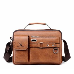 Luxury Crossbody Leather Bag for Men
